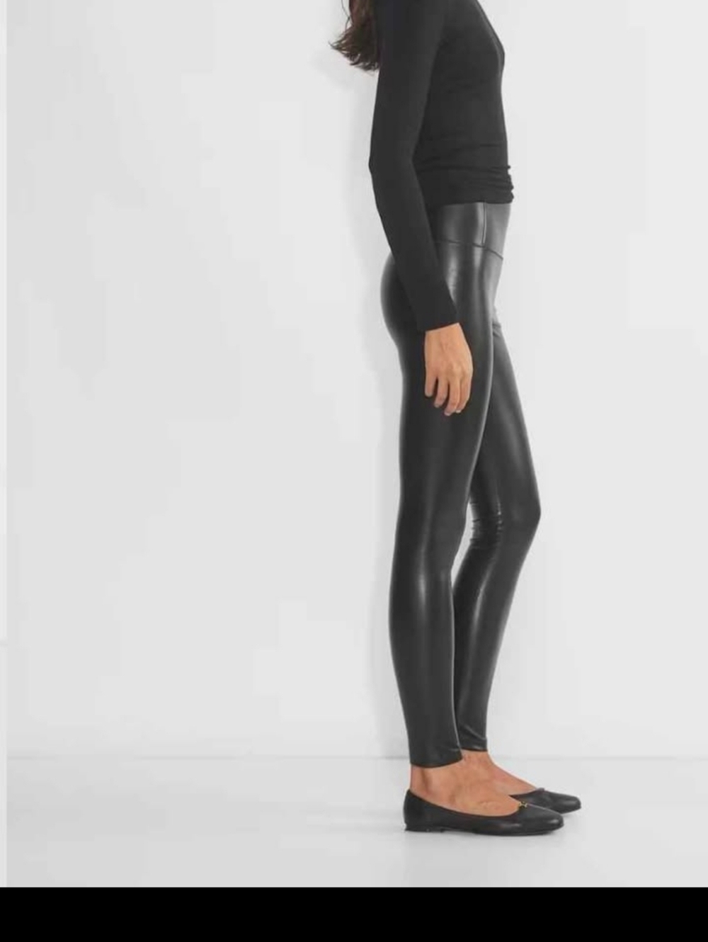 Wilfred Daria Black Faux Leather Leggings
